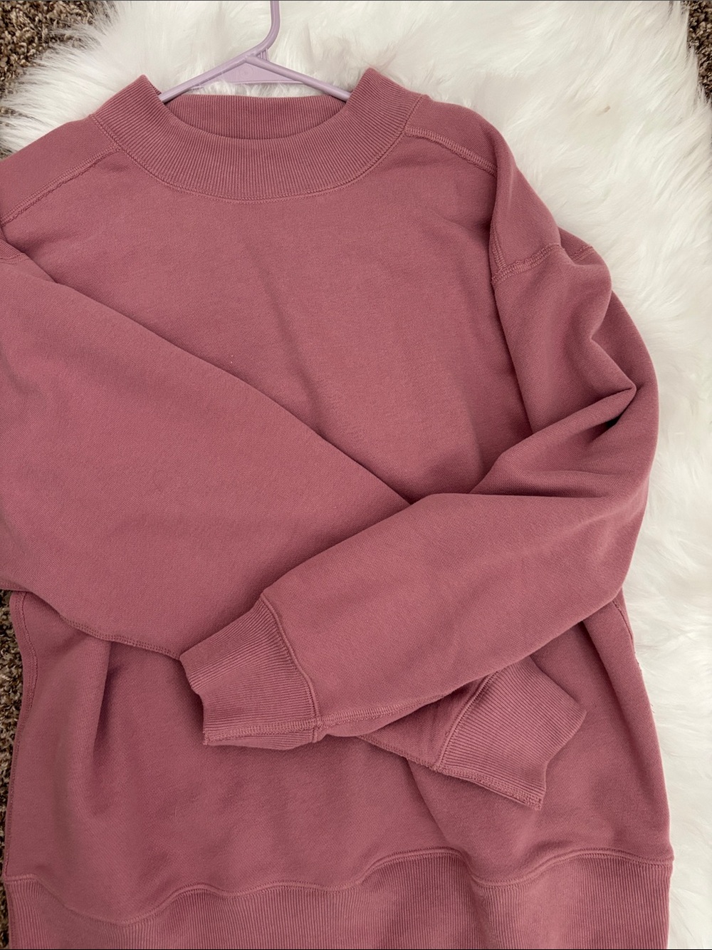 Abercrombie & Fitch Mauve Crewneck Sweatshirt